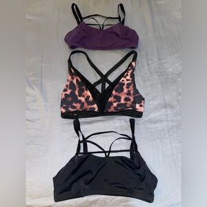 3 fun sports bras, Onzie and unnamed brand, s